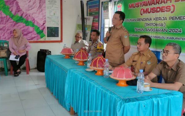 Musyawarah Penyusunan RKPDesa di Desa Batu Pannu