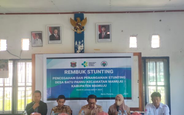 Rembuk Stunting Pencegahan dan Penanganan Stunting di Desa Batu Pannu