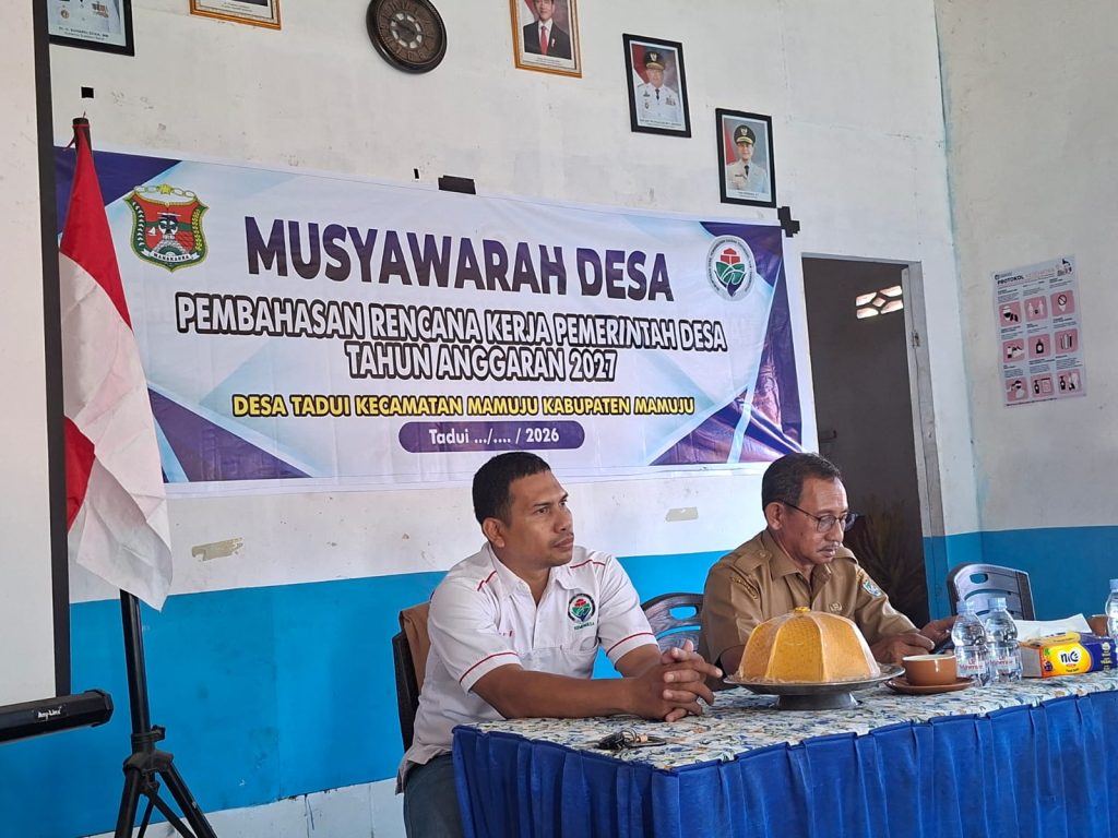 Musyawarah Desa Penyusunan RKP Desa Tahun Anggaran 2027 Digelar di Desa Tadui