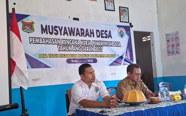 Musyawarah Desa Penyusunan RKP Desa Tahun Anggaran 2027 Digelar di Desa Tadui