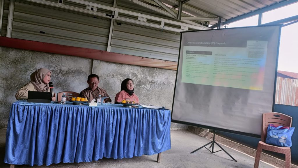 Bimbingan Teknis Tim Pembina Posyandu di Kecamatan Mamuju