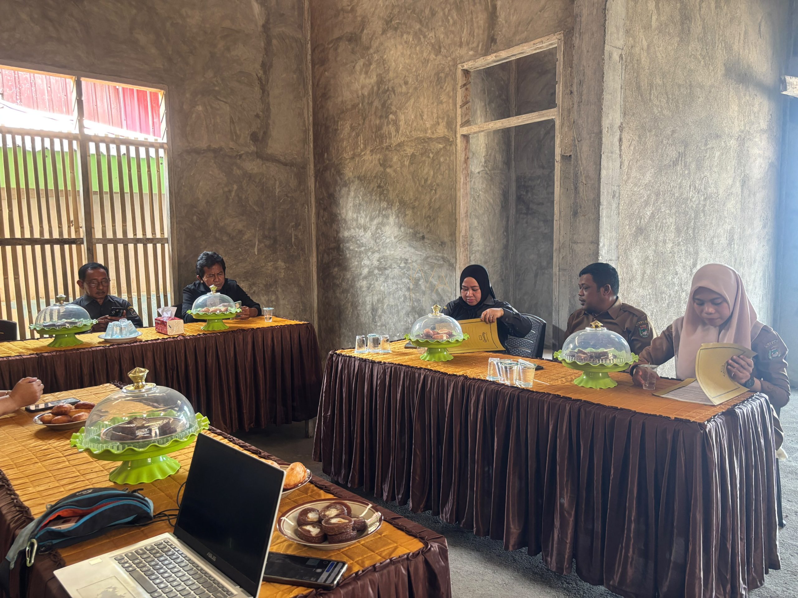 Koordinasi program pemanfaatan pekarangan dan pemantauan stunting di Desa Karampuang